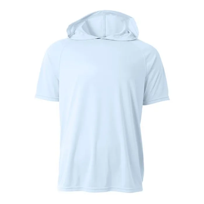 A4 Youth Short Sleeve Hooded Tee