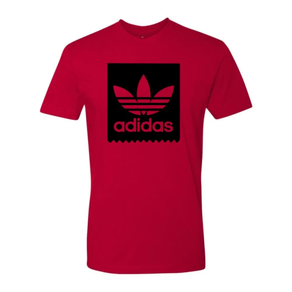 Adidas Men's Active Wear Blackbird Trefoil Graphic Logo Gym Athletic T-Shirt