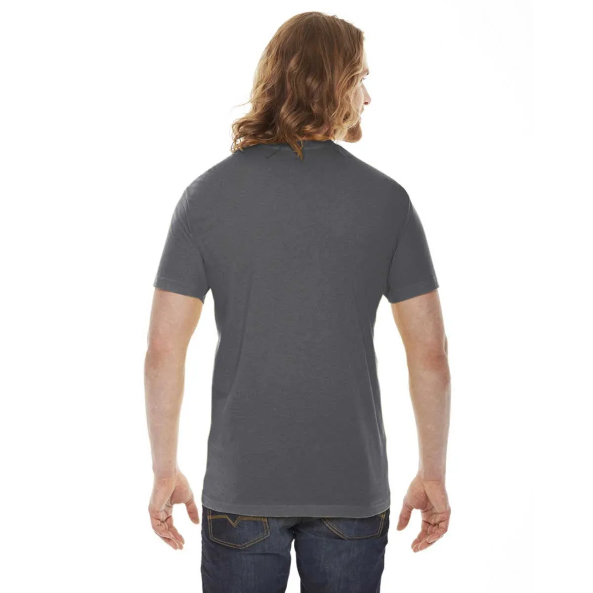 American Apparel Unisex Asphalt 50/50 Short Sleeve Tee