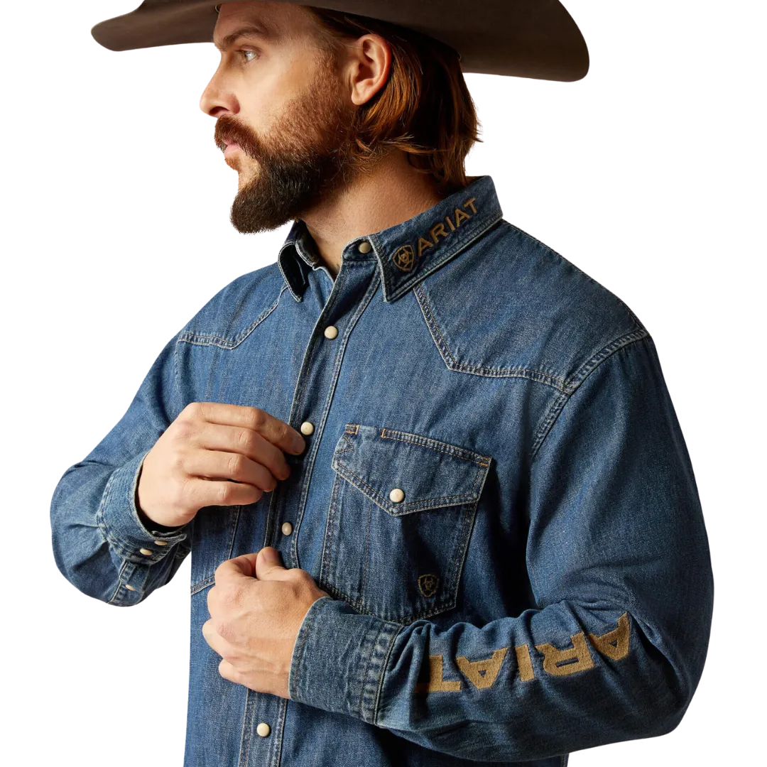 Ariat Men's Team Denim Jazz Shirt