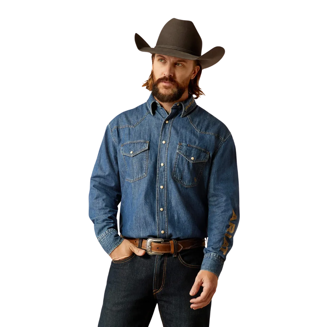 Ariat Men's Team Denim Jazz Shirt