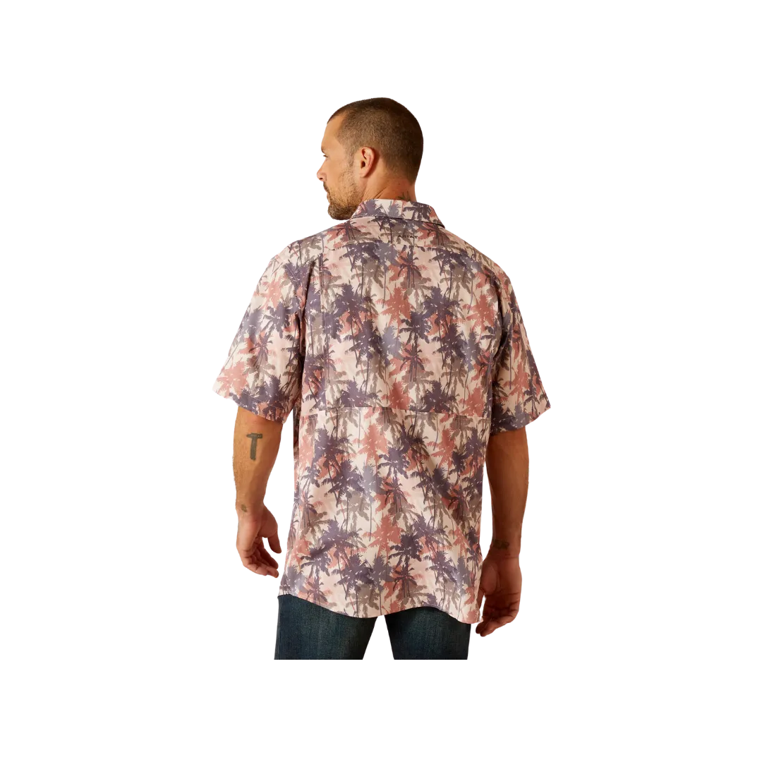 Ariat Men's Venttek Classic Fit Ss Suede Shirt