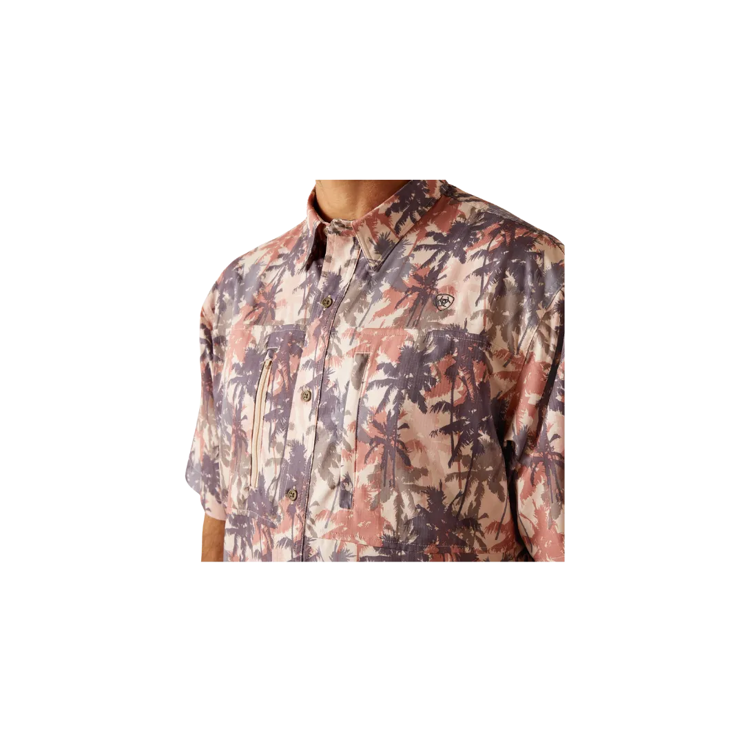 Ariat Men's Venttek Classic Fit Ss Suede Shirt