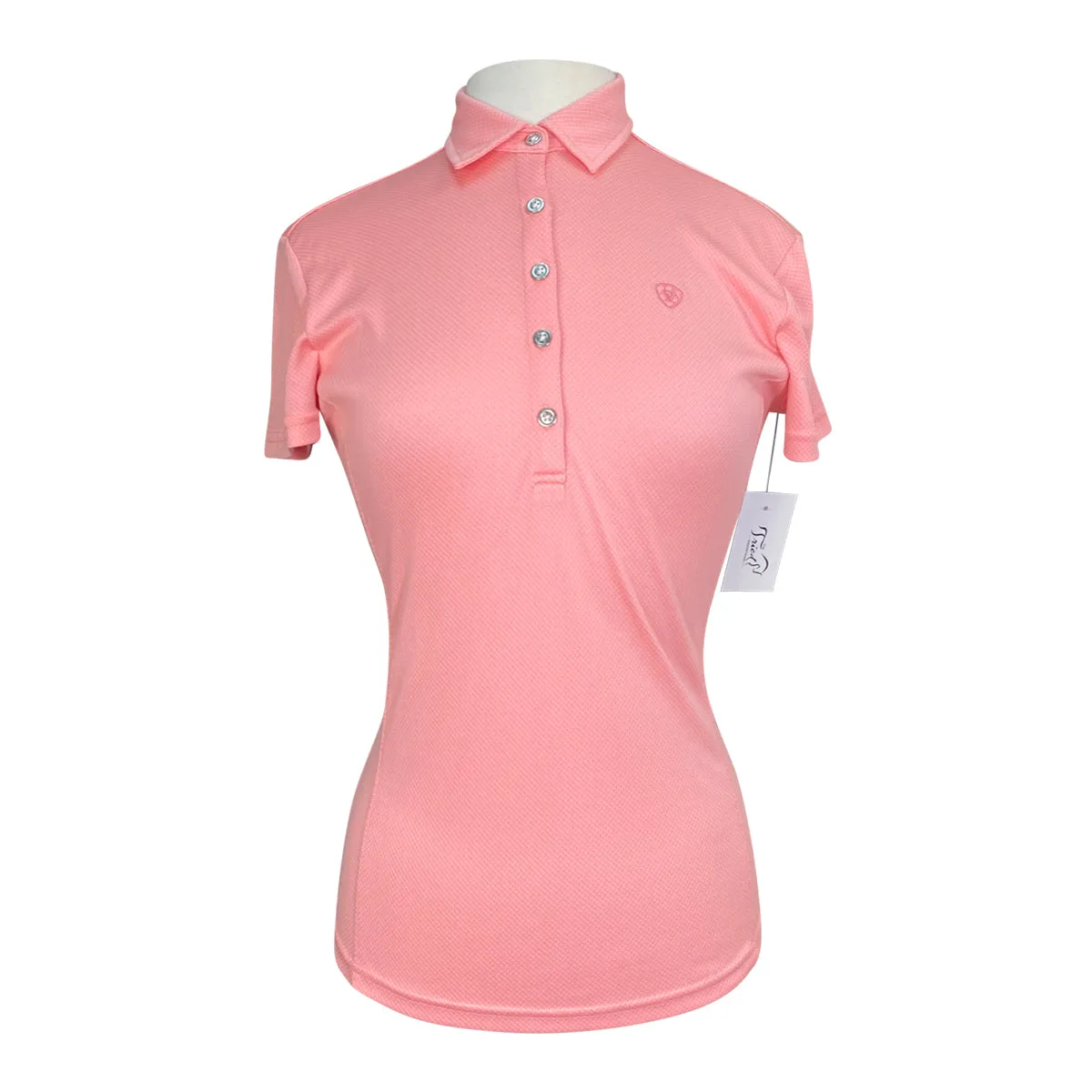 Ariat TEK Heat Series Polo Shirt in Pink - Women's Small
