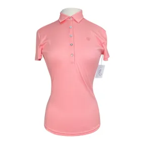 Ariat TEK Heat Series Polo Shirt in Pink - Women's Small