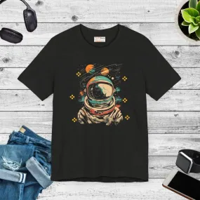Astronaut Galaxy Unisex Jersey Short Sleeve Tee