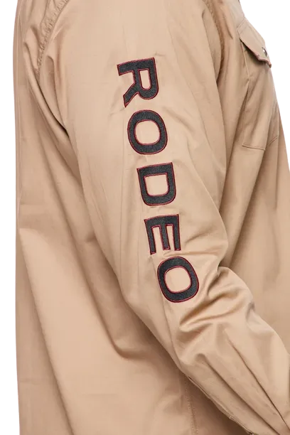 Avalon Men's Solid Rodeo Khaki Shirt