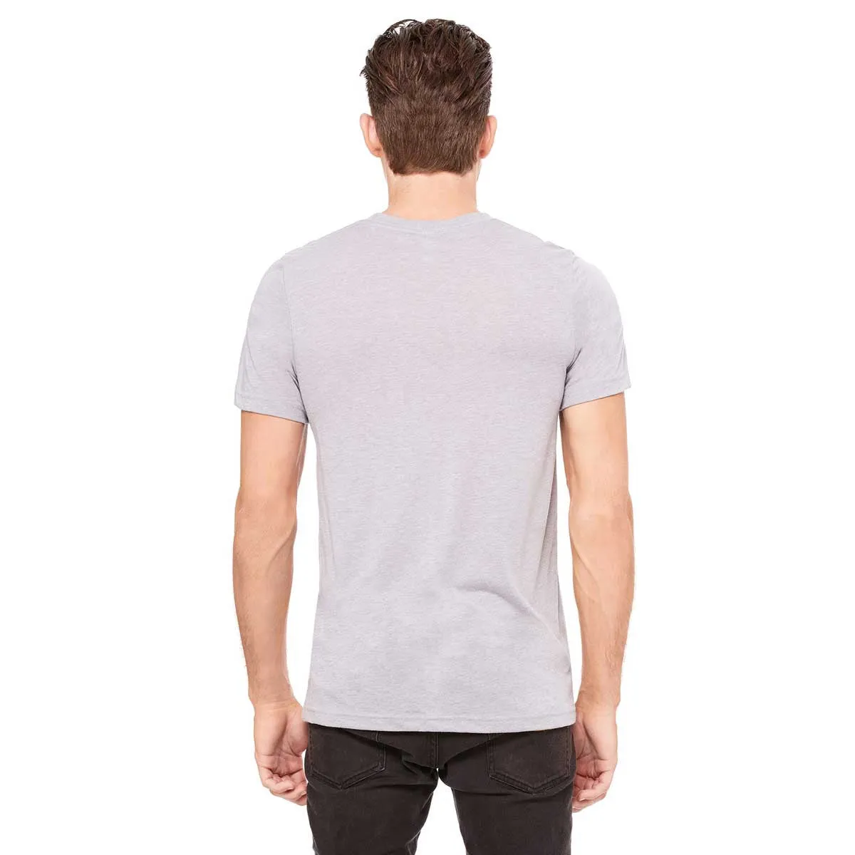 Bella   Canvas Unisex Athletic Grey Triblend Short-Sleeve T-Shirt