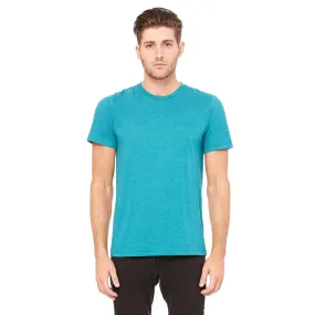 Bella   Canvas Unisex Teal Triblend Short-Sleeve T-Shirt