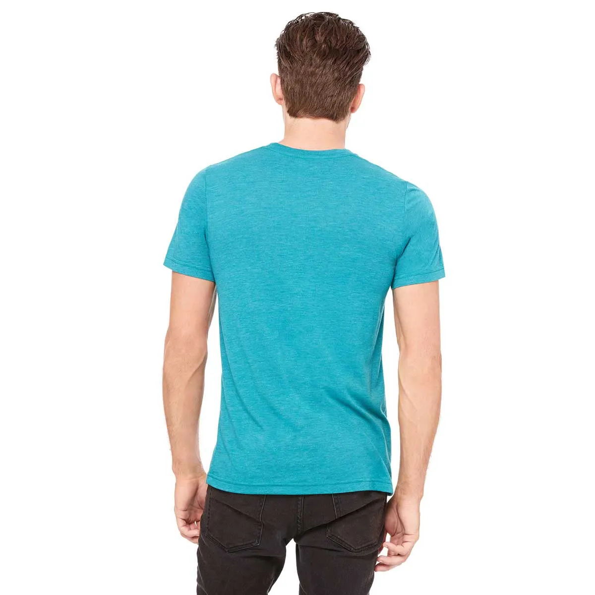 Bella   Canvas Unisex Teal Triblend Short-Sleeve T-Shirt