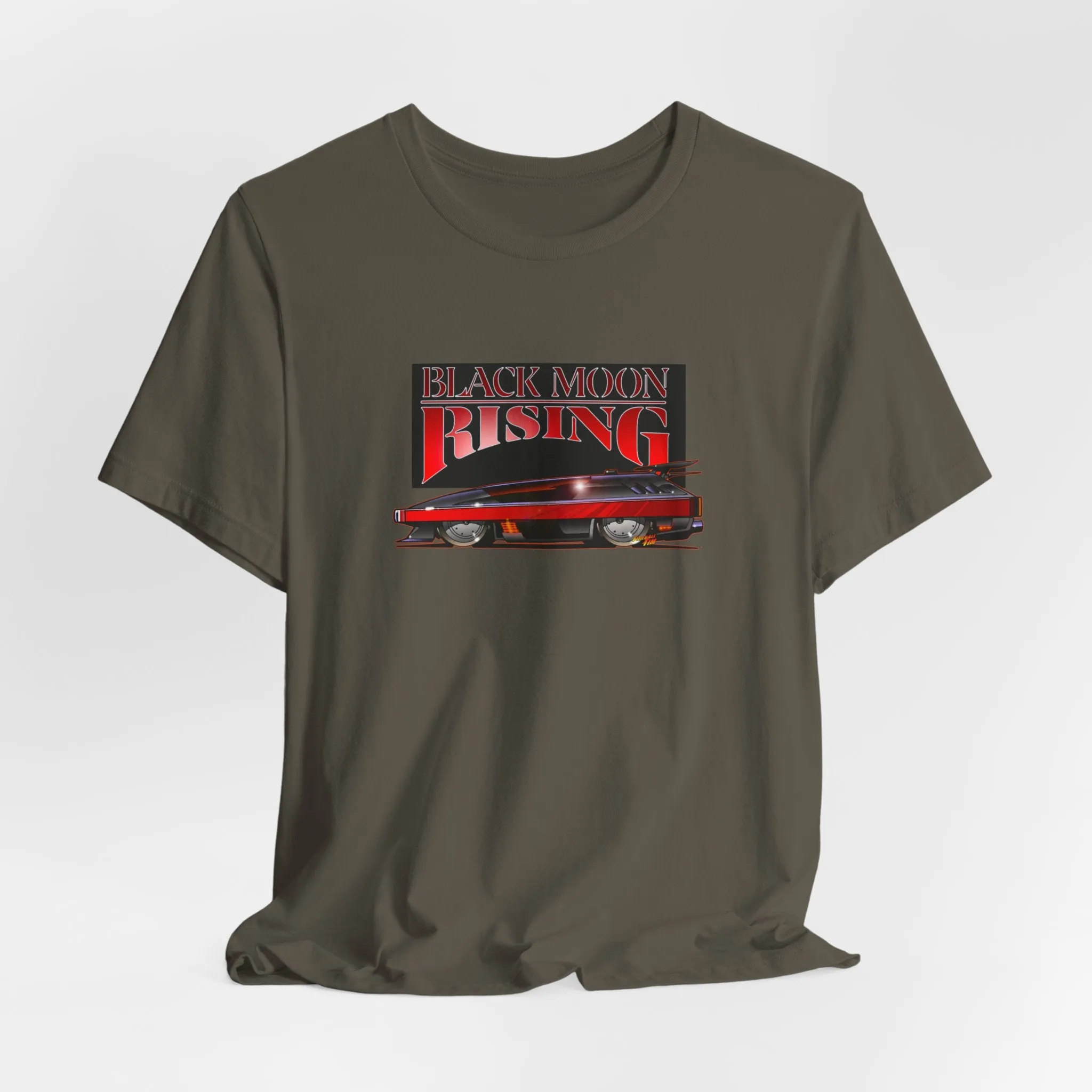 BLACK MOON RISING Concept Art Short Sleeve Tee 7 Colors