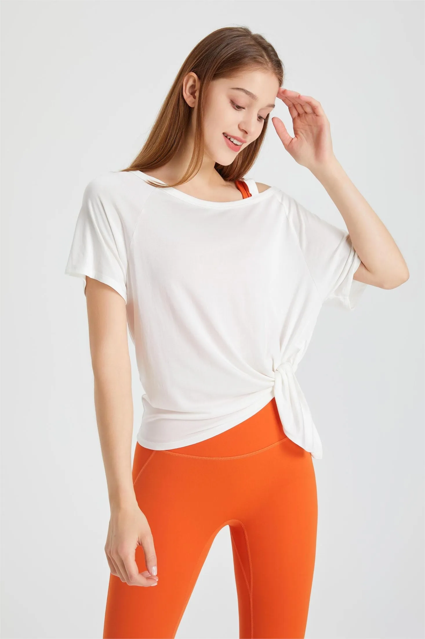 Boat Neck Short Sleeve T-Shirt