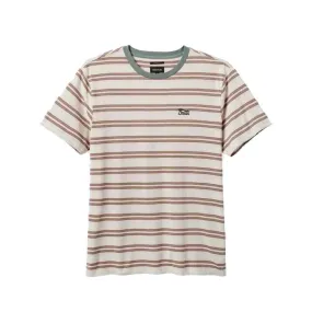 Brixton Hilt Stith S/S Knit - Whitecap/Chinois Green