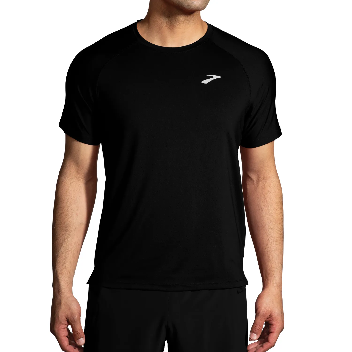 Brooks 10 Mile Atmosphere Short Sleeve - Black (Men's Sizing)