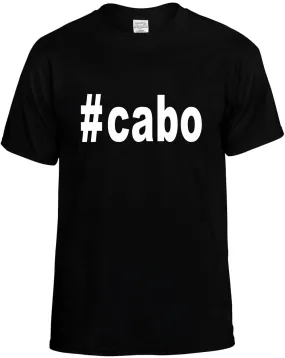 #Cabo Hashtag Unisex T-Shirt Novelty Graphic Tee Shirt