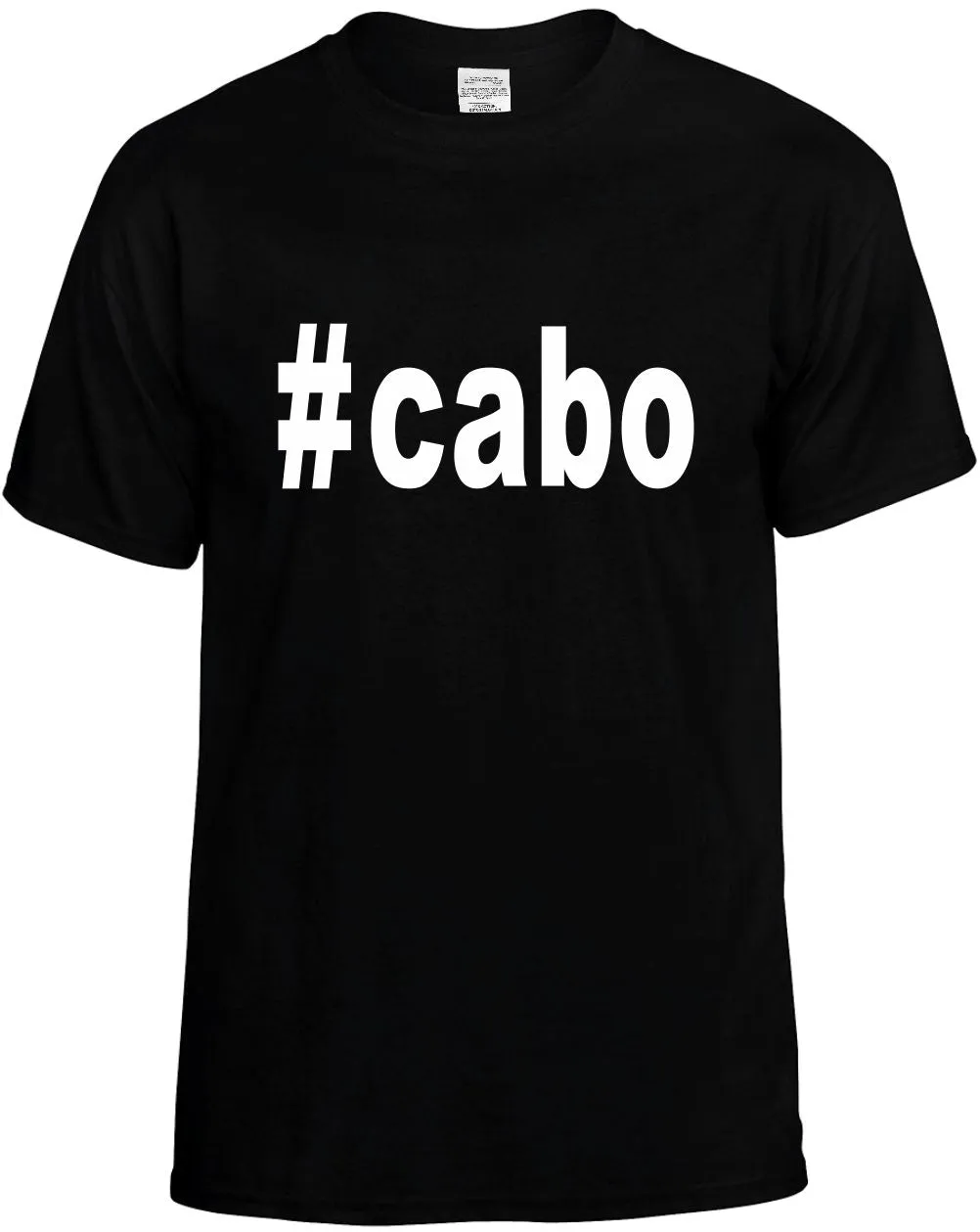 #Cabo Hashtag Unisex T-Shirt Novelty Graphic Tee Shirt