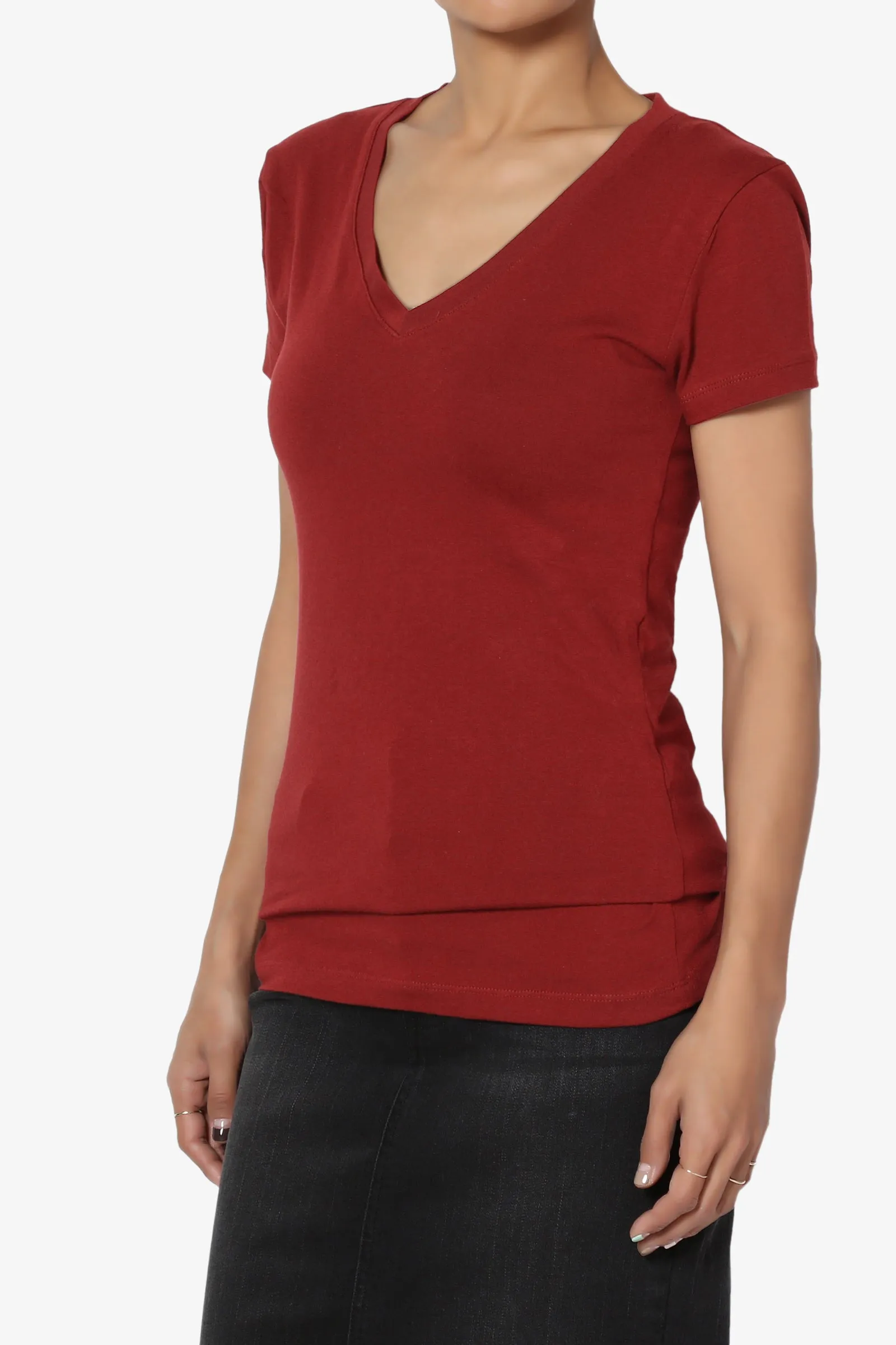 Candela V-Neck Short Sleeve T-Shirts