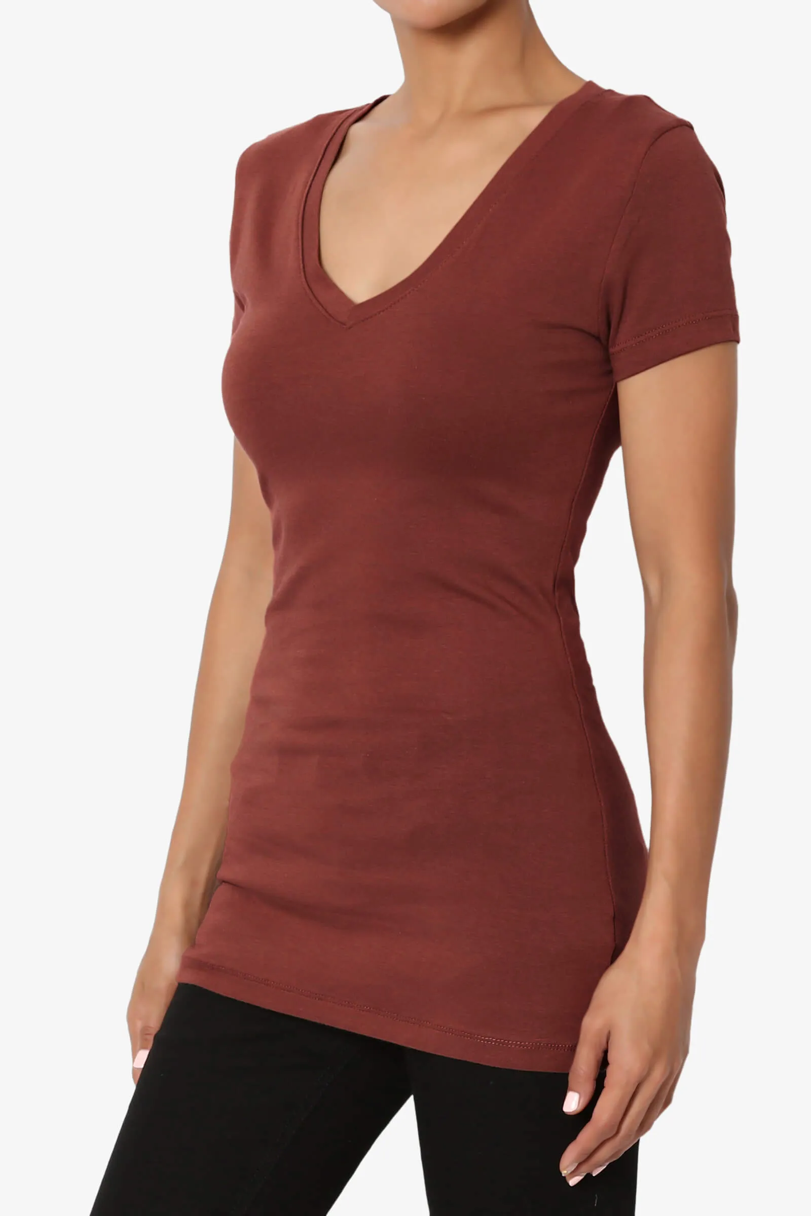 Candela V-Neck Short Sleeve T-Shirts