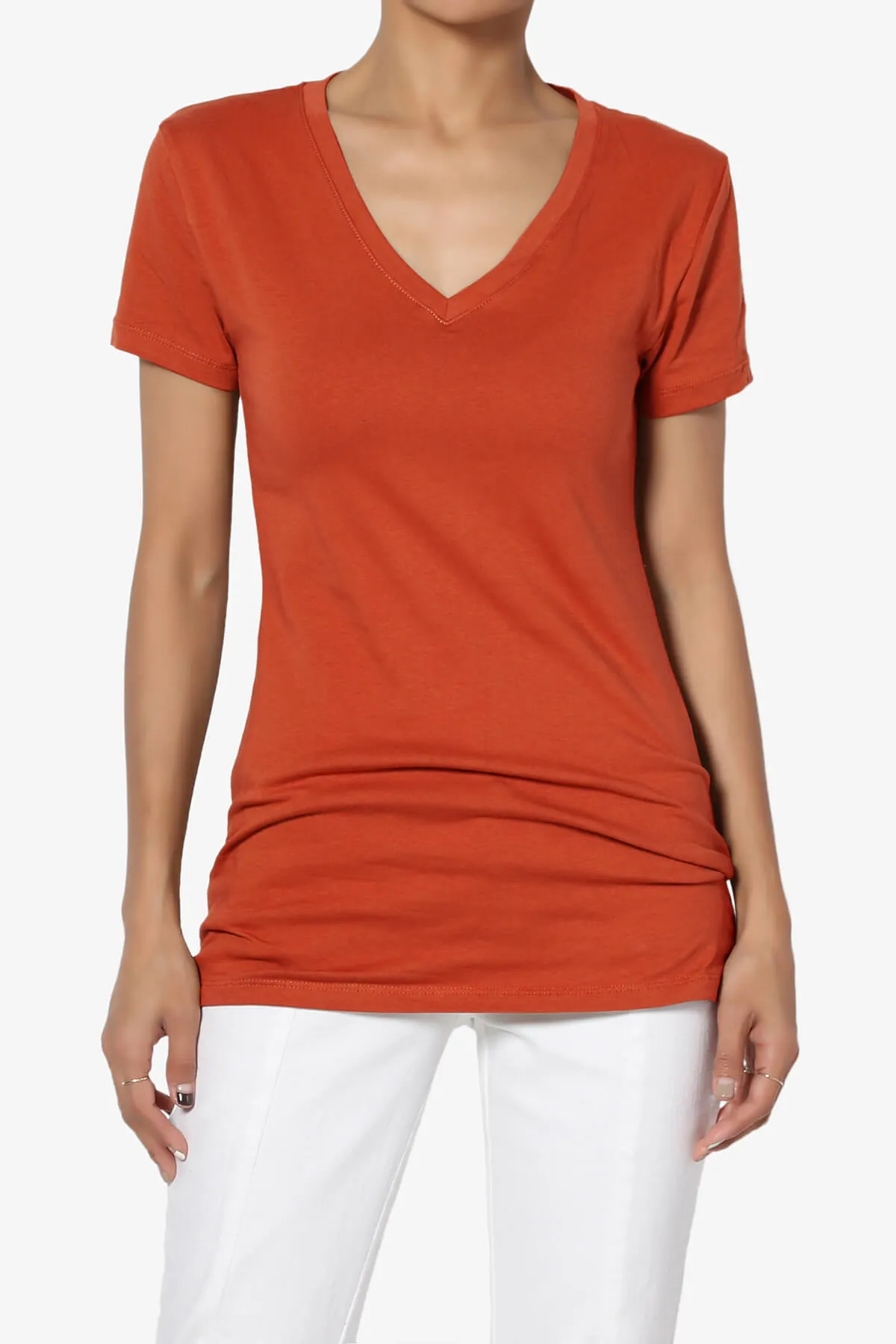 Candela V-Neck Short Sleeve T-Shirts