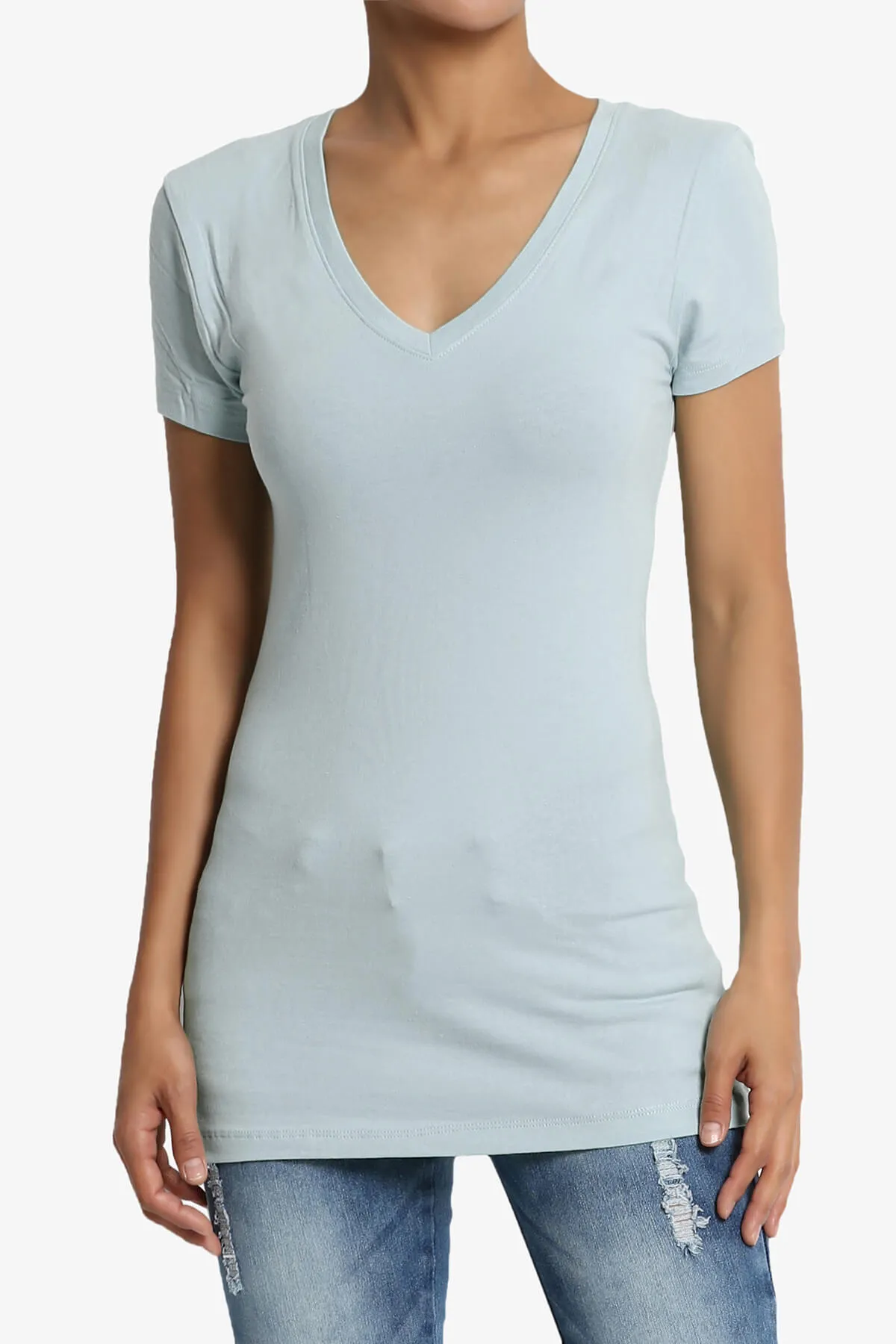 Candela V-Neck Short Sleeve T-Shirts