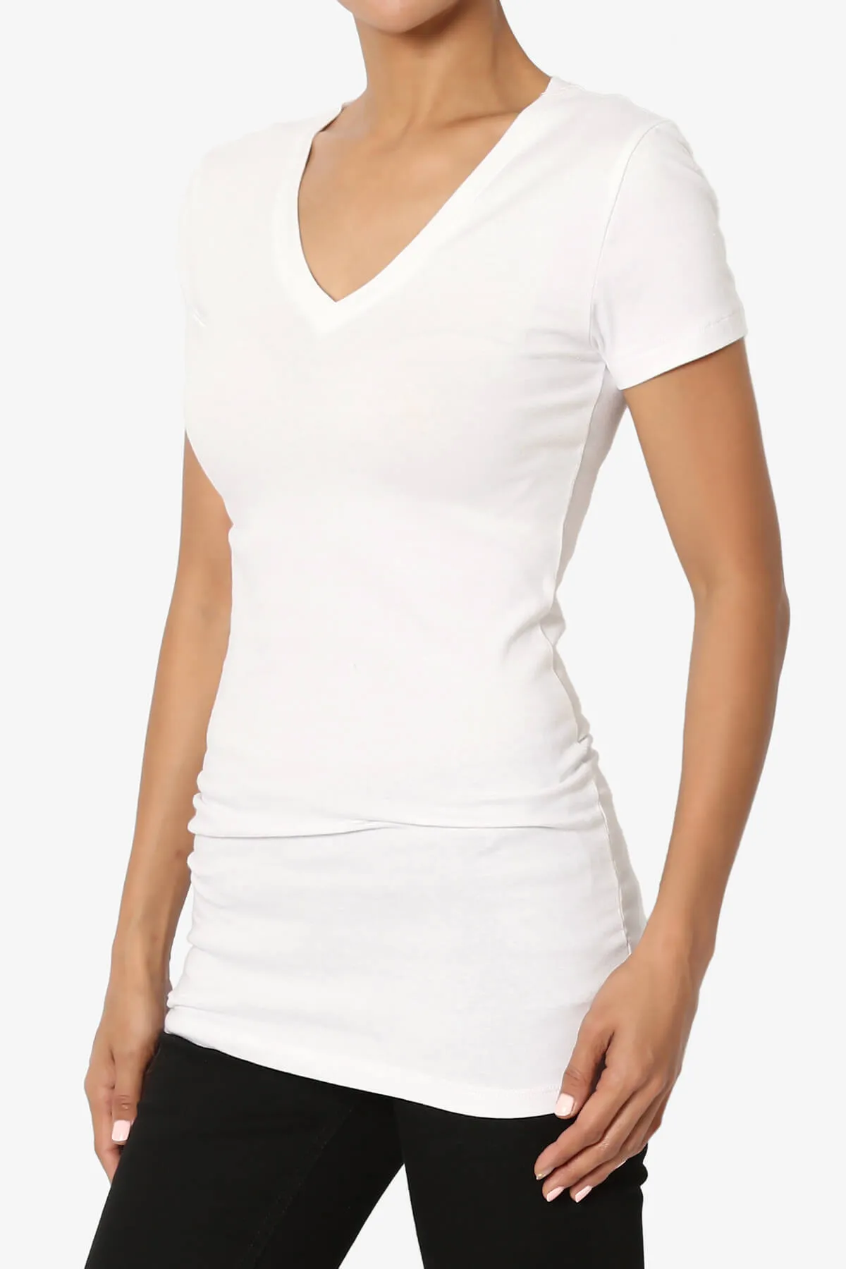 Candela V-Neck Short Sleeve T-Shirts