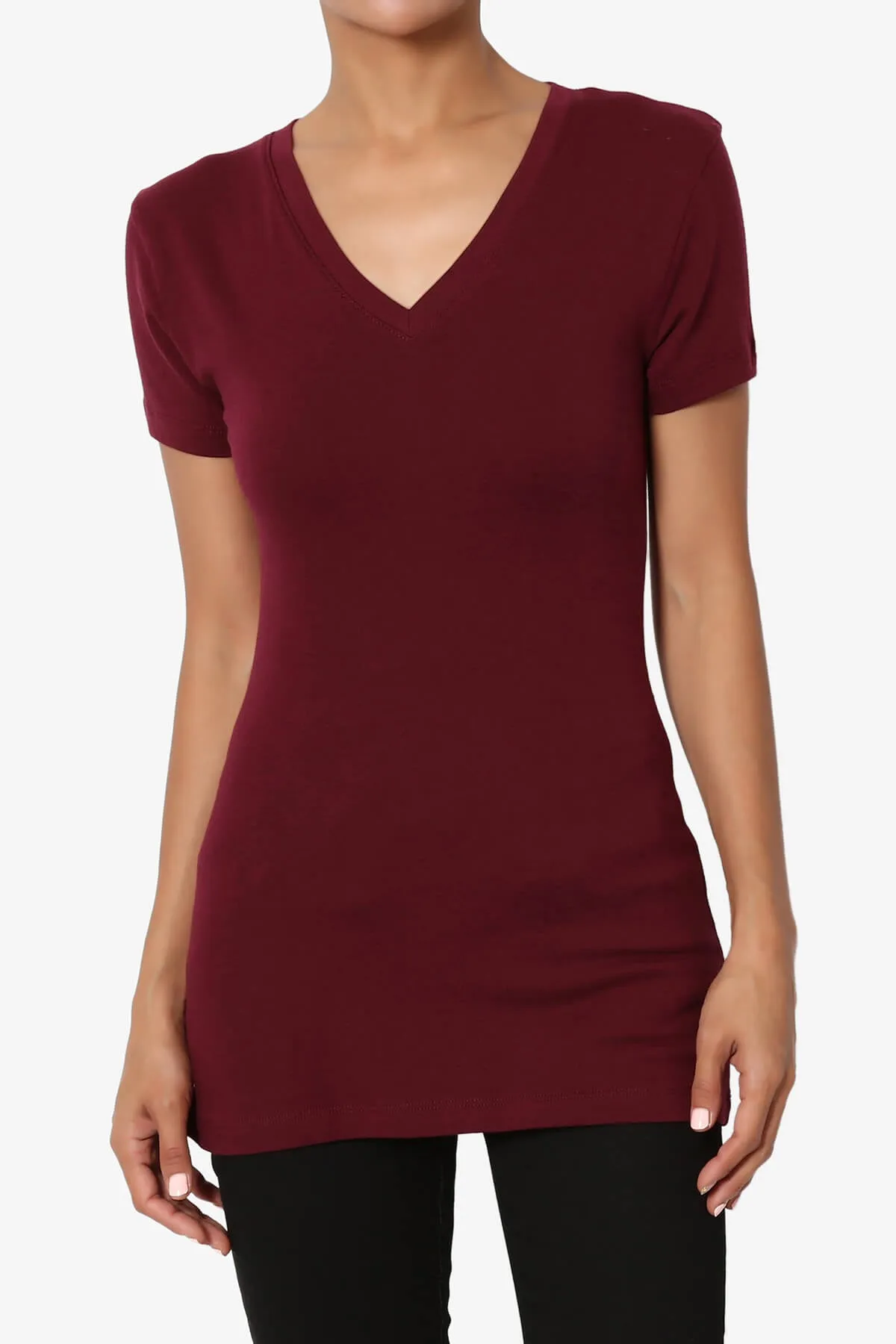 Candela V-Neck Short Sleeve T-Shirts