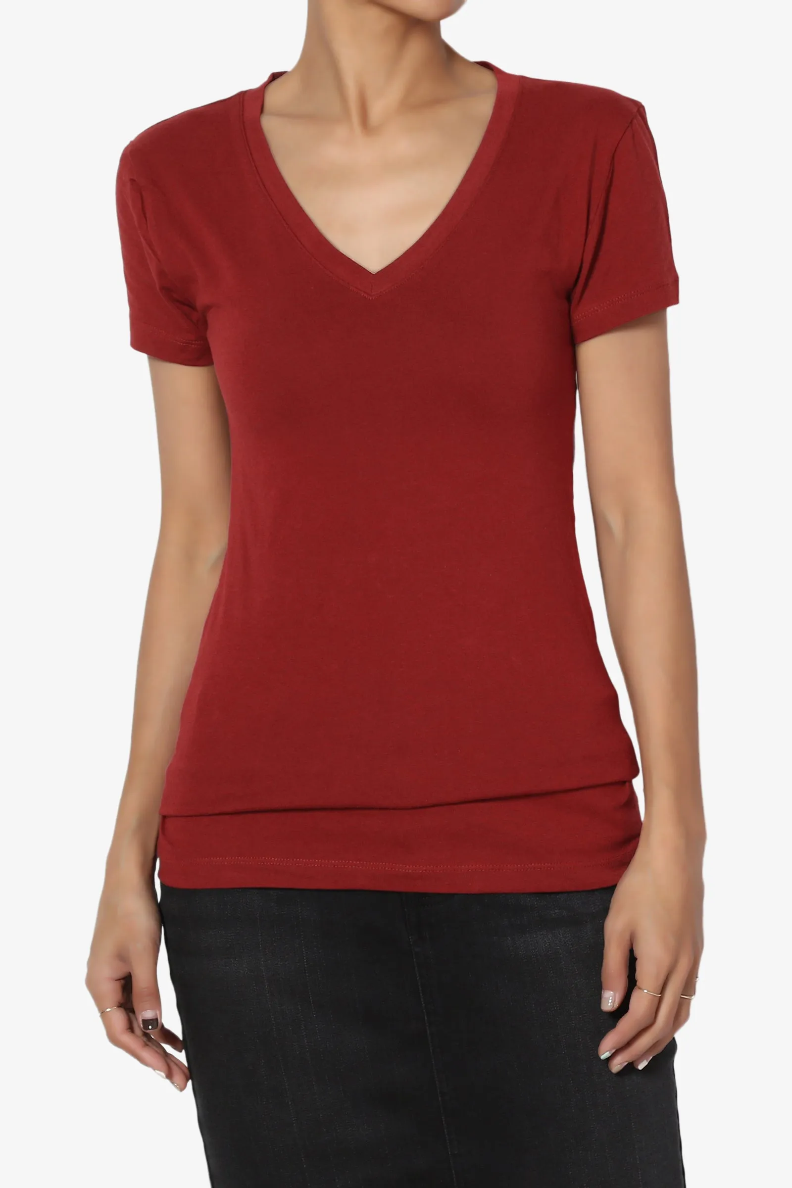 Candela V-Neck Short Sleeve T-Shirts