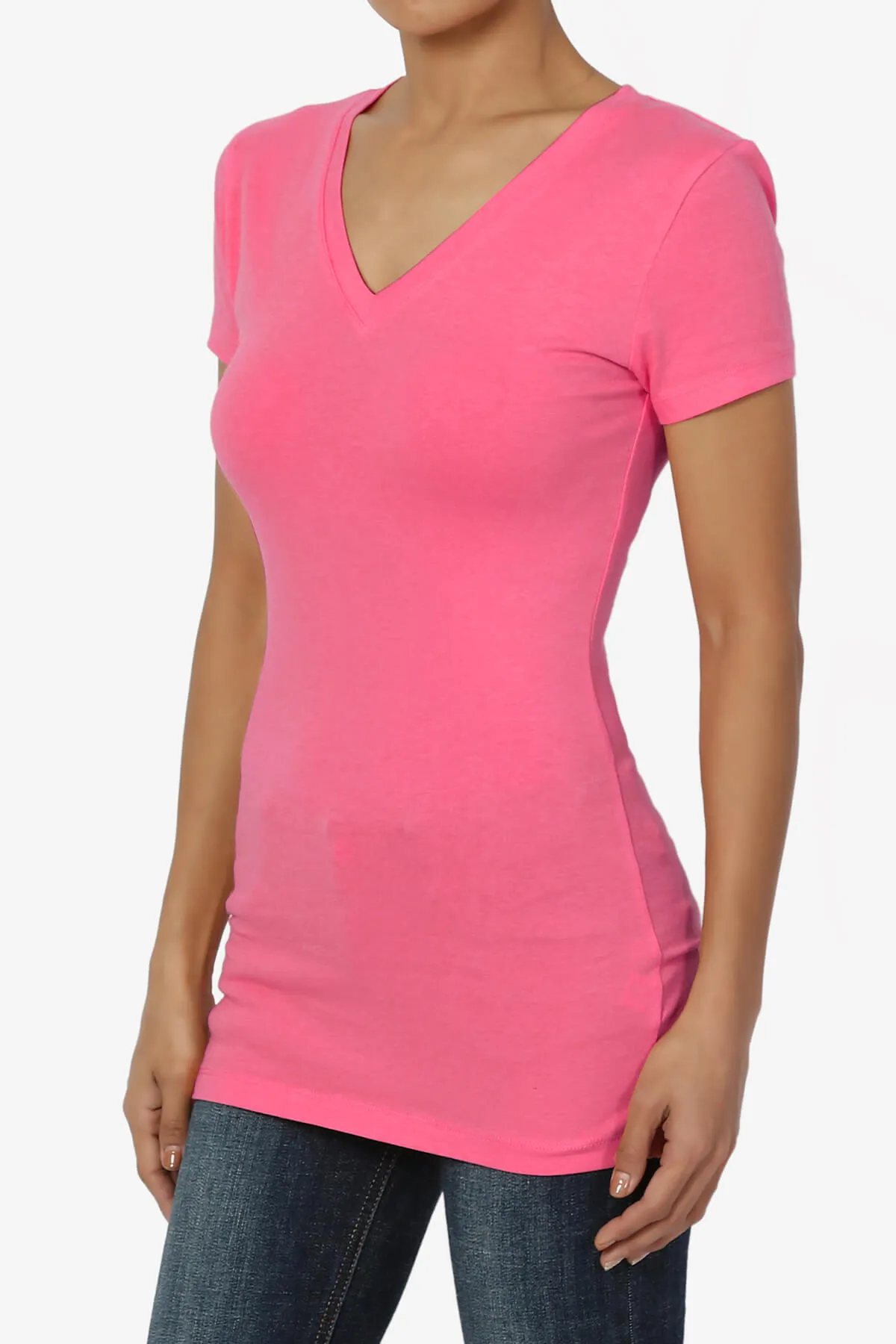 Candela V-Neck Short Sleeve T-Shirts