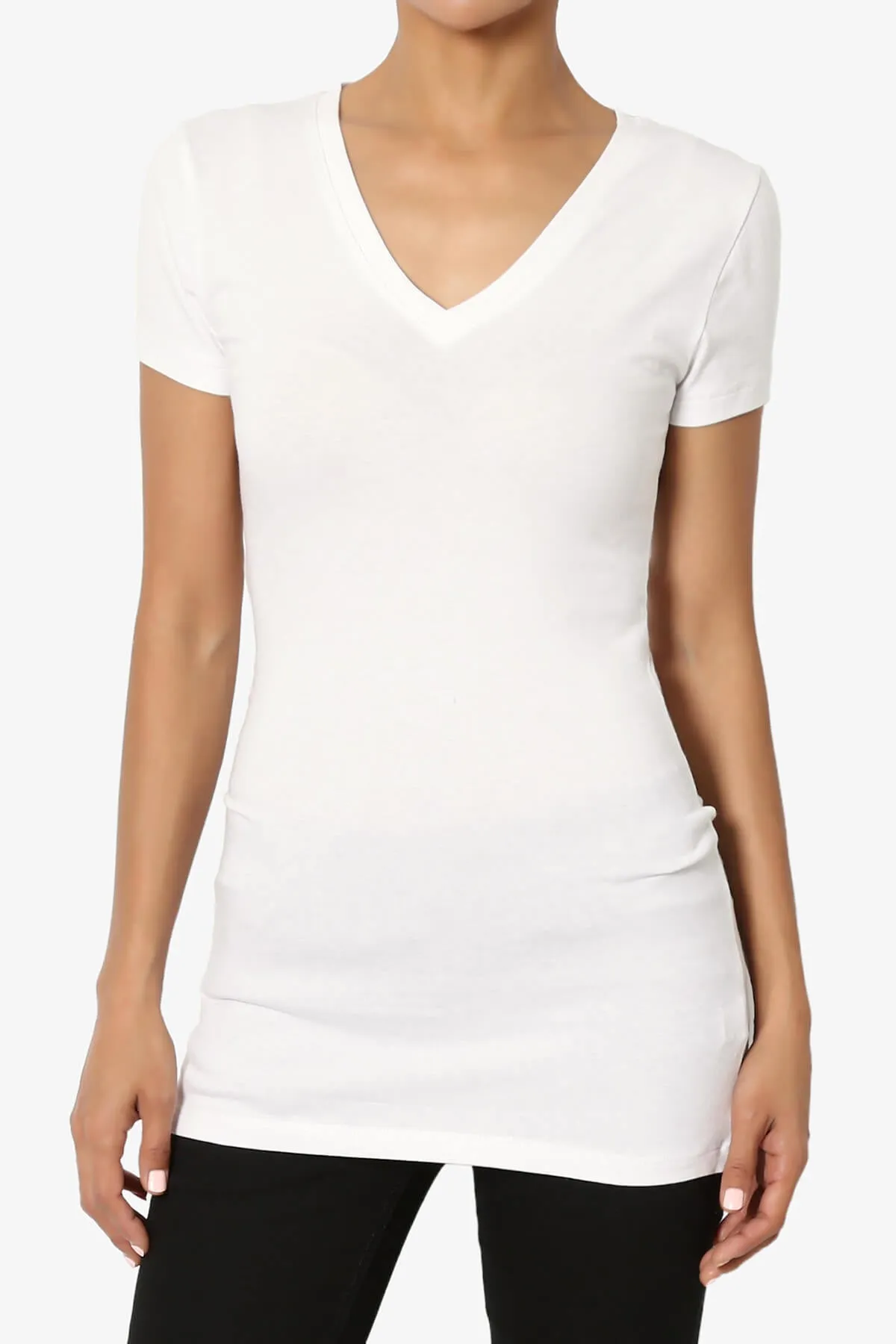Candela V-Neck Short Sleeve T-Shirts