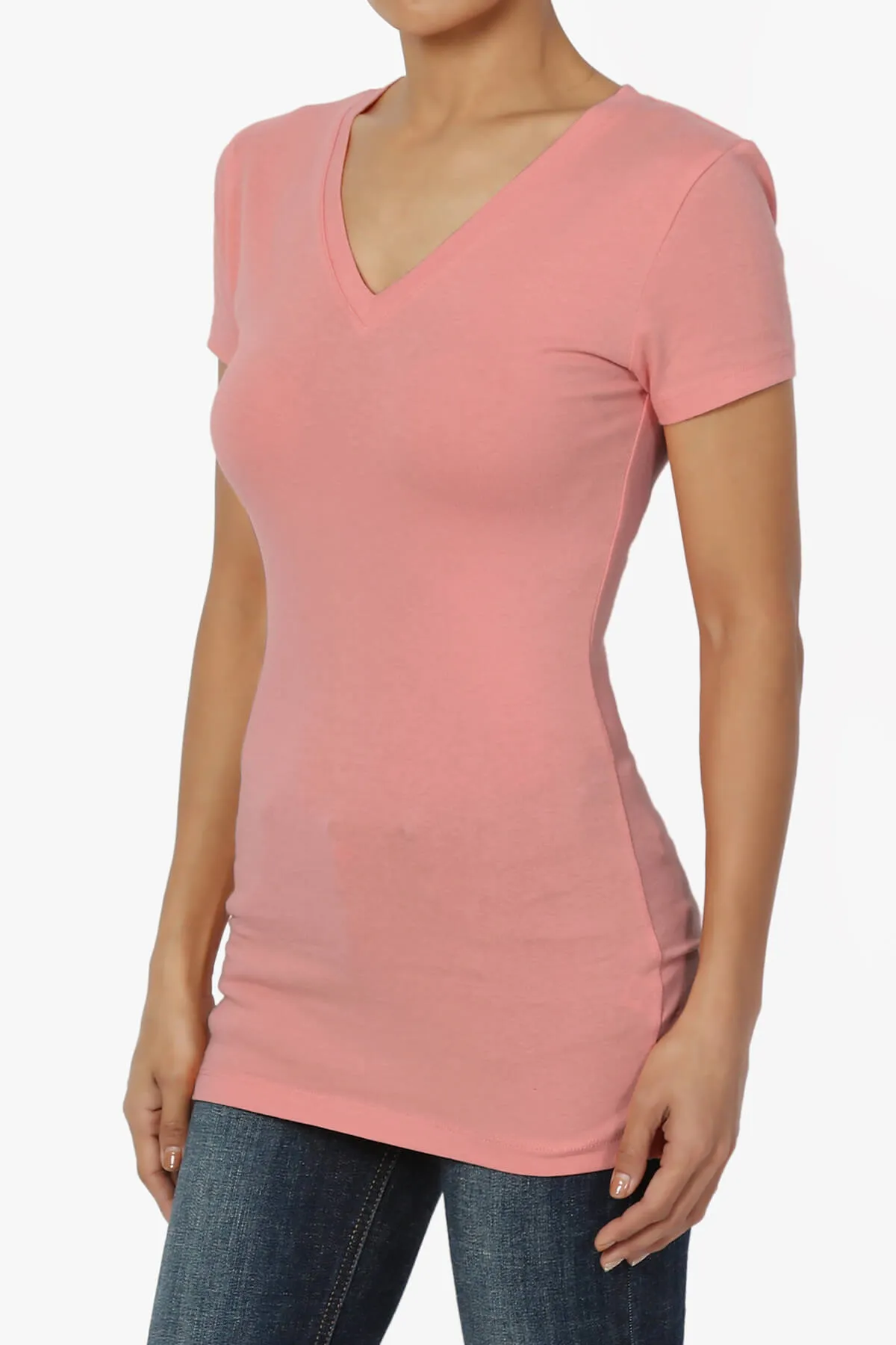 Candela V-Neck Short Sleeve T-Shirts