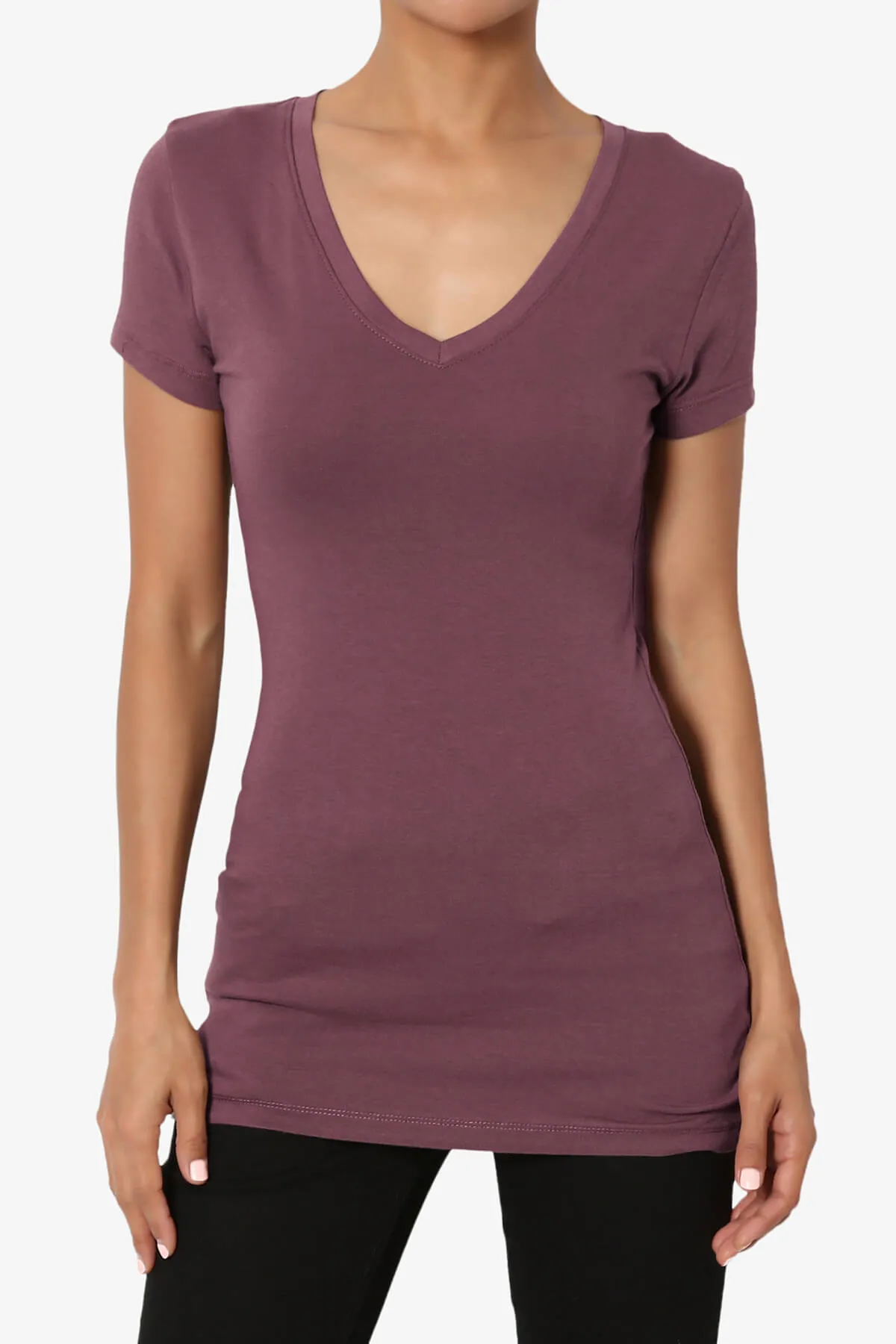 Candela V-Neck Short Sleeve T-Shirts