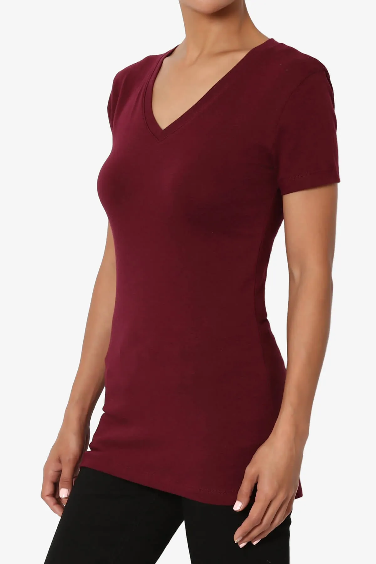 Candela V-Neck Short Sleeve T-Shirts