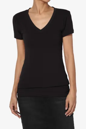 Candela V-Neck Short Sleeve T-Shirts
