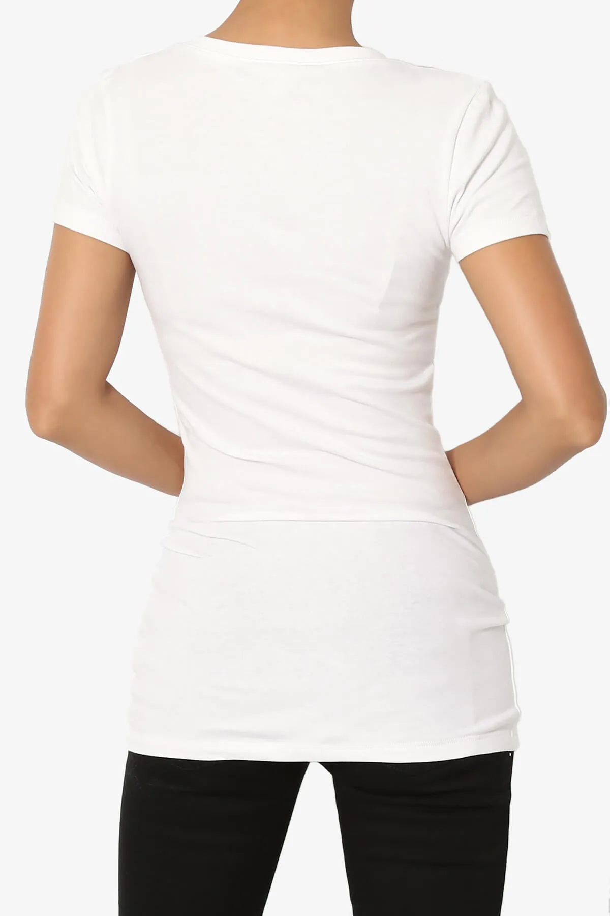 Candela V-Neck Short Sleeve T-Shirts