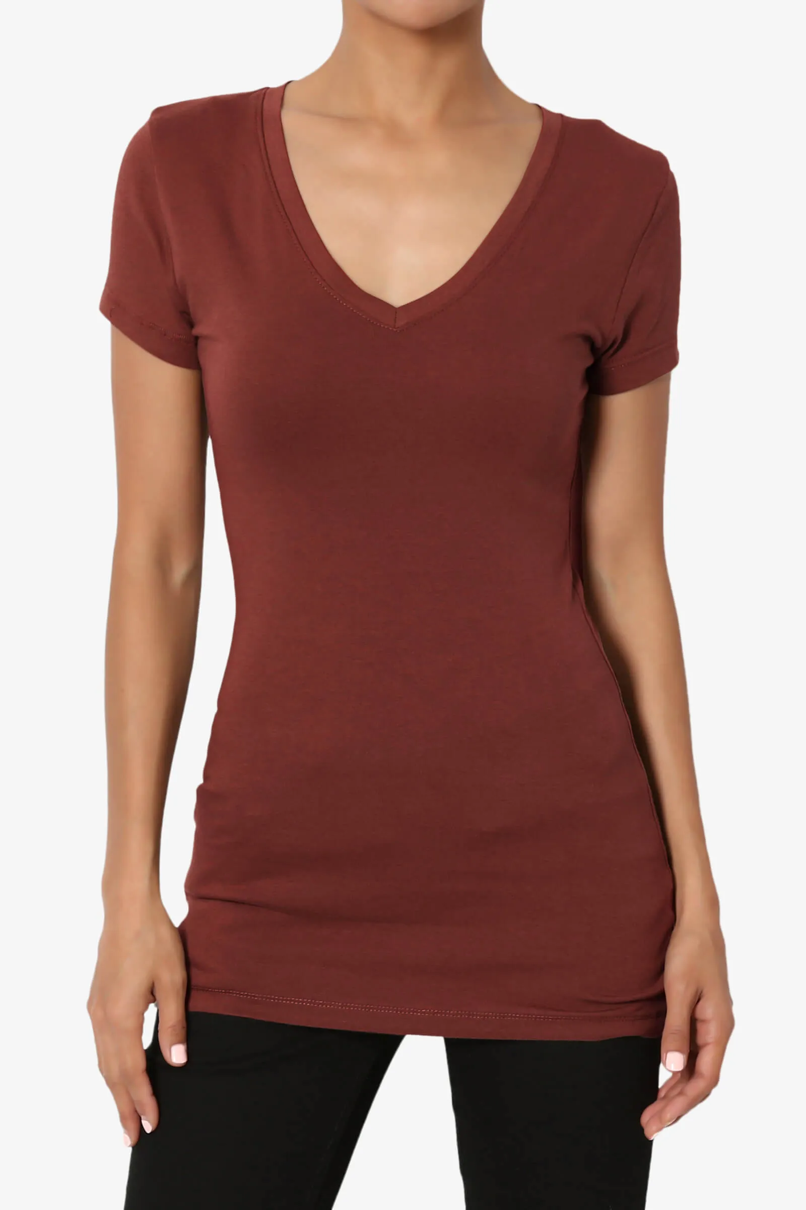 Candela V-Neck Short Sleeve T-Shirts