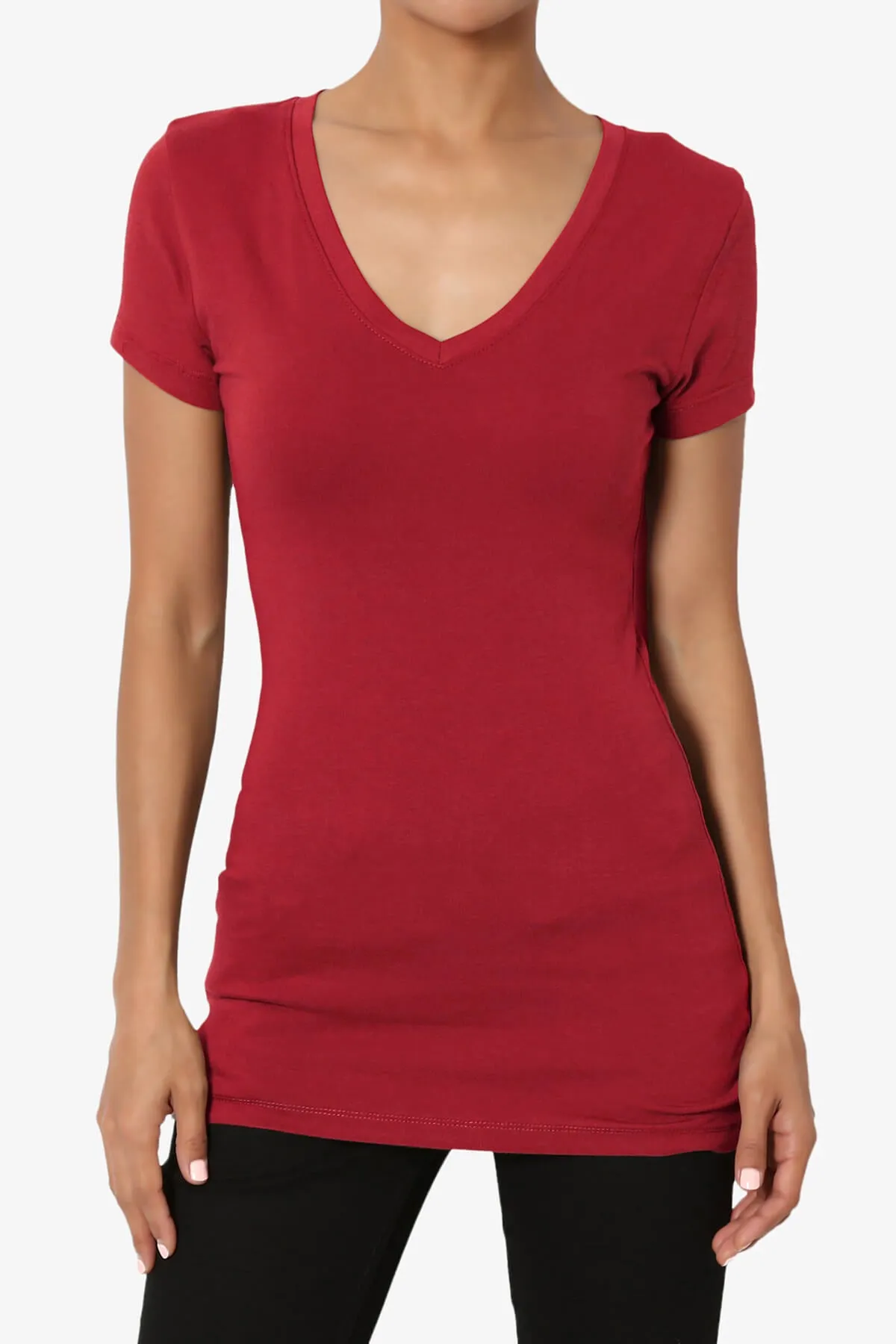 Candela V-Neck Short Sleeve T-Shirts