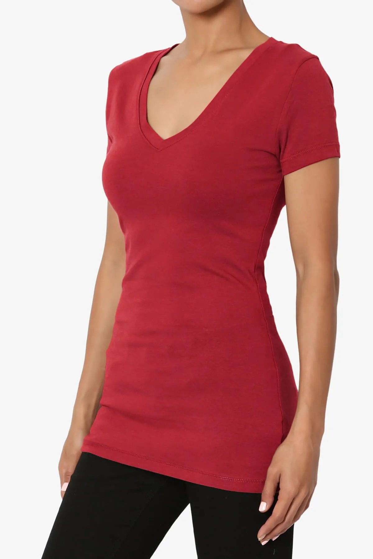 Candela V-Neck Short Sleeve T-Shirts