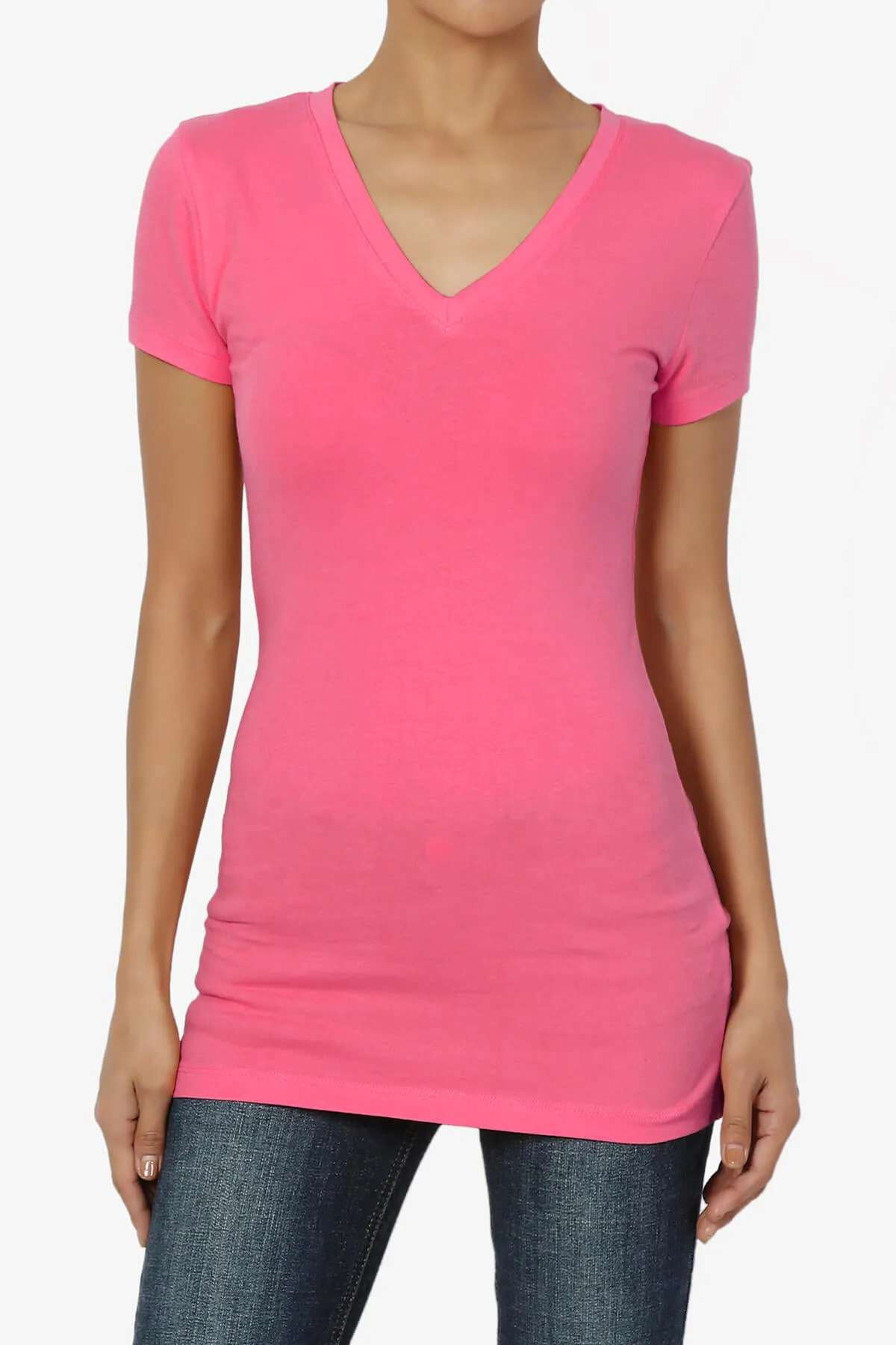 Candela V-Neck Short Sleeve T-Shirts