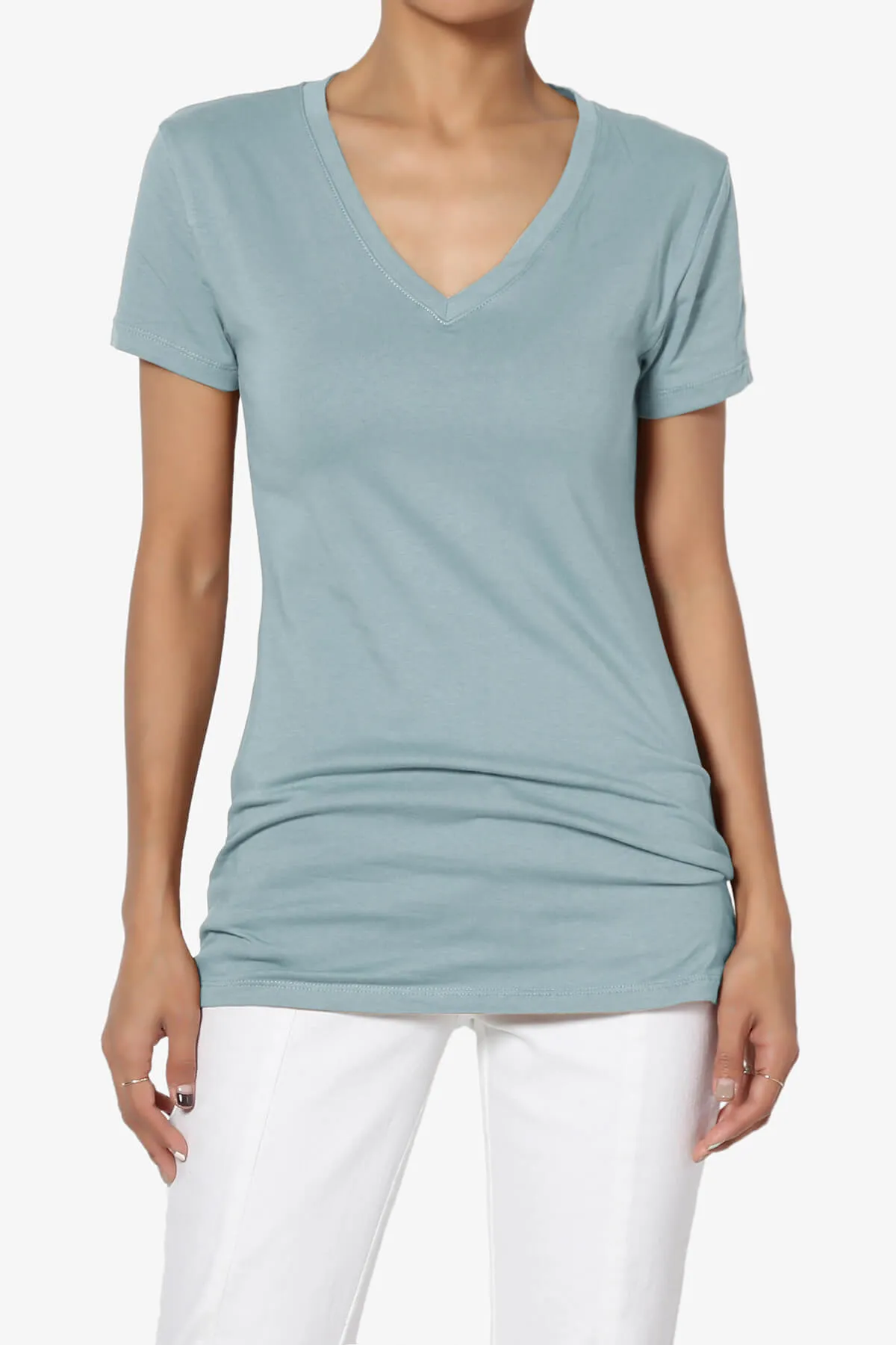 Candela V-Neck Short Sleeve T-Shirts
