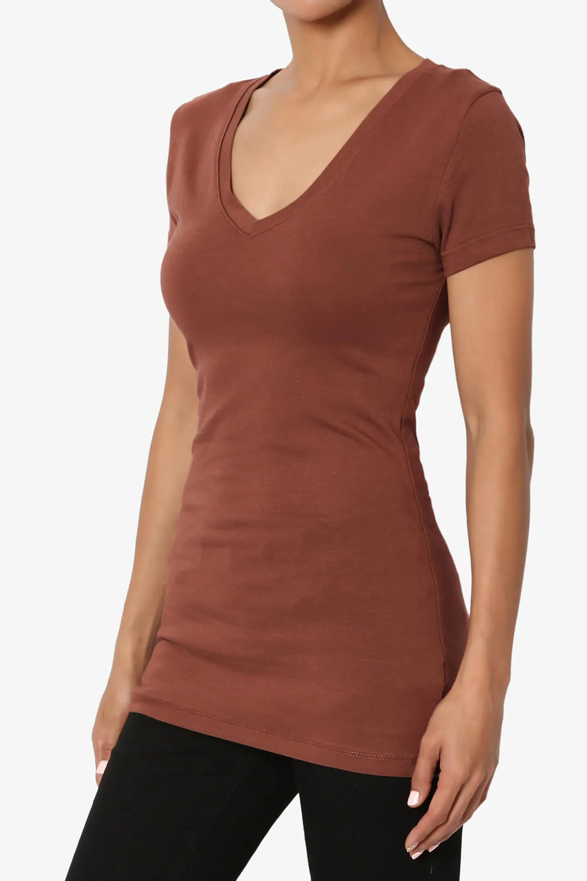 Candela V-Neck Short Sleeve T-Shirts
