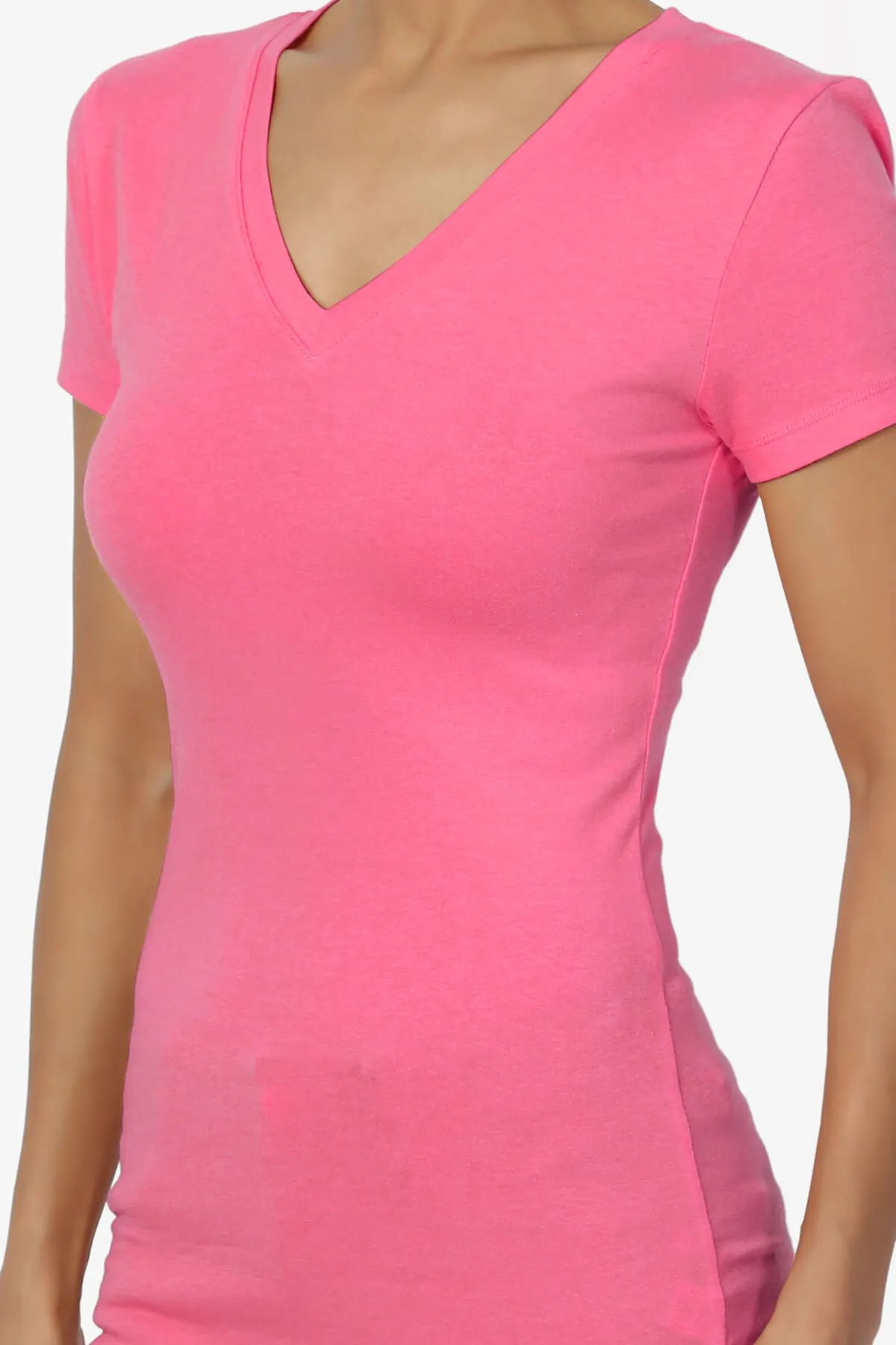 Candela V-Neck Short Sleeve T-Shirts