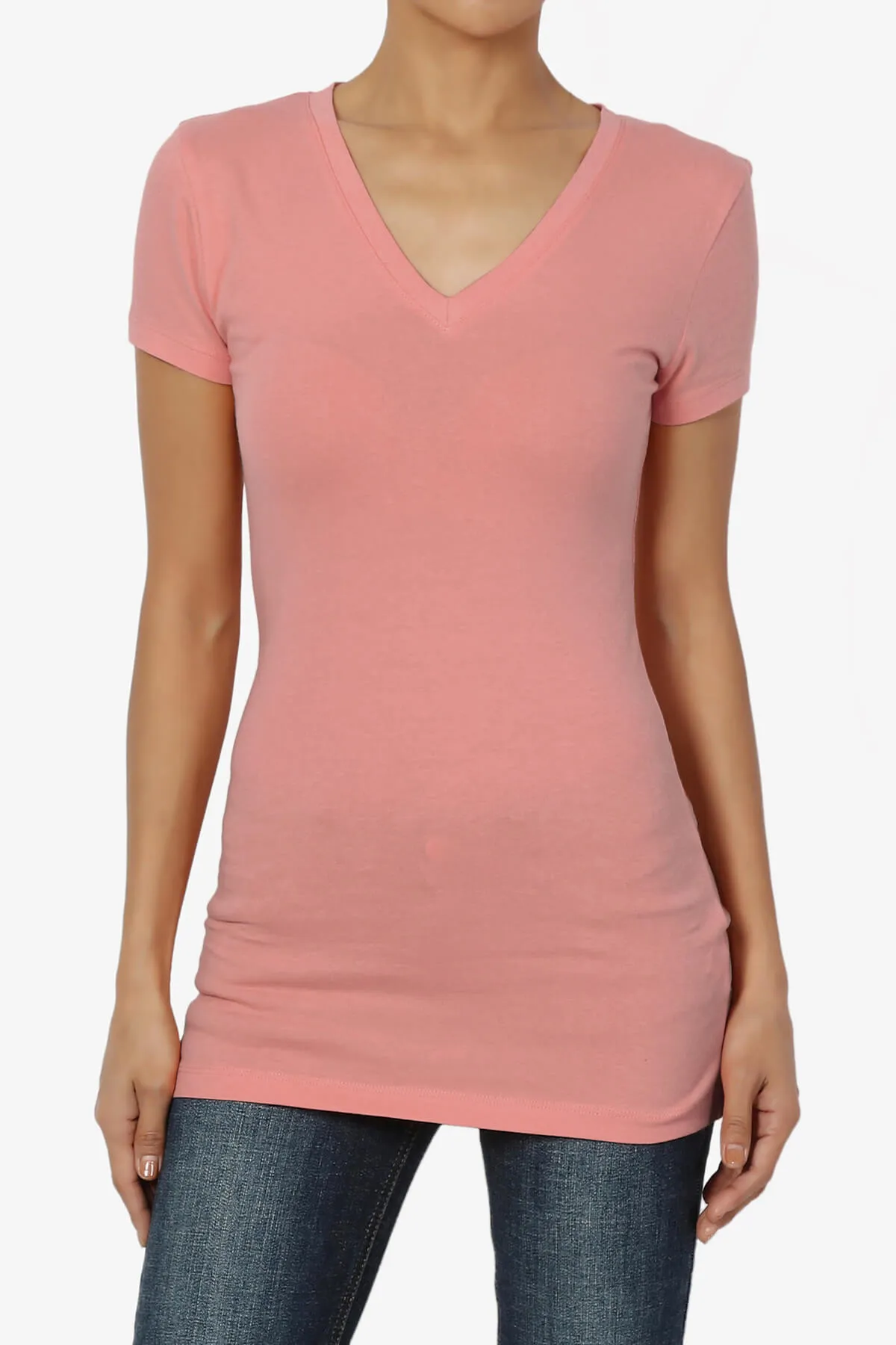 Candela V-Neck Short Sleeve T-Shirts
