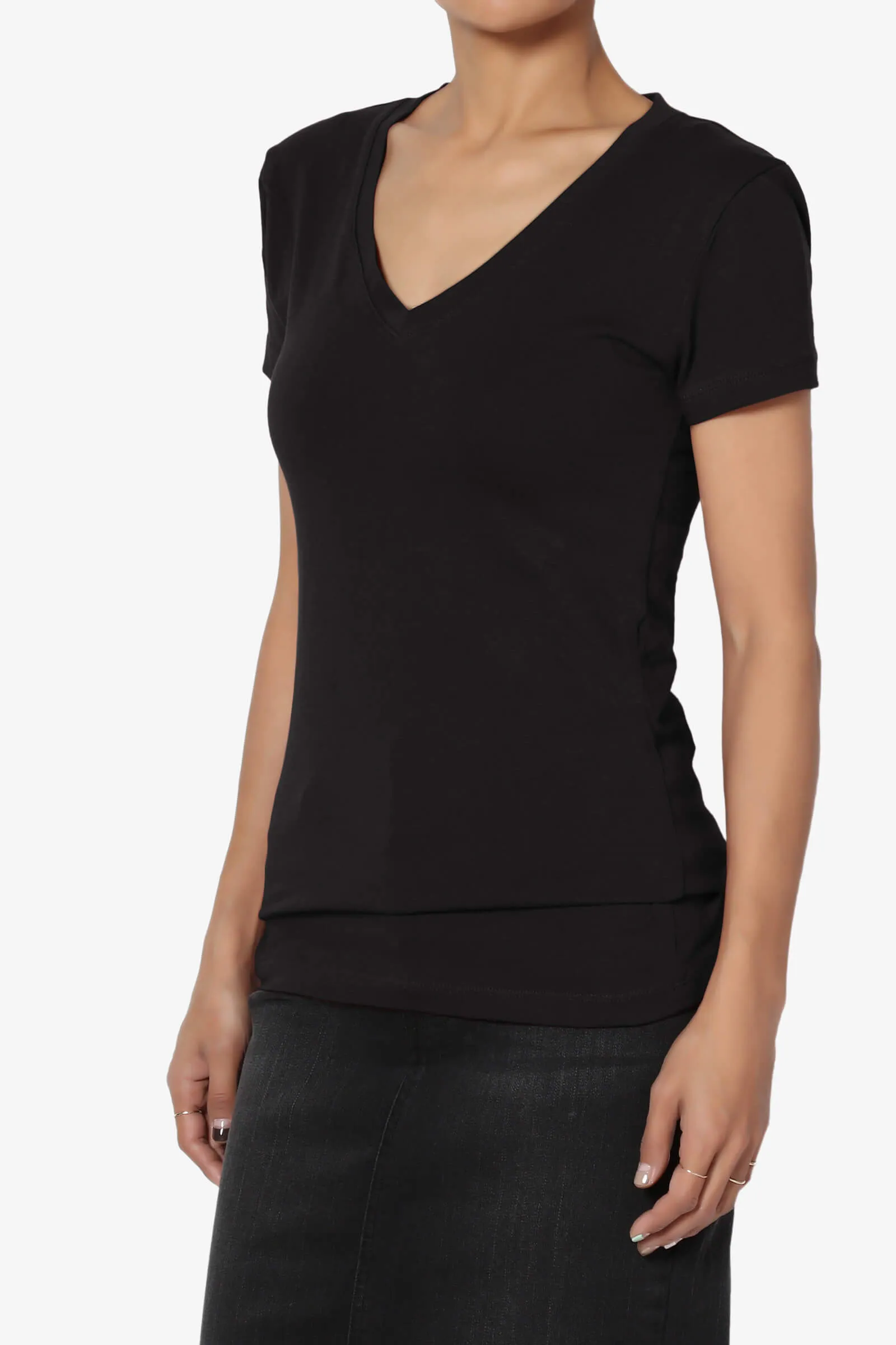 Candela V-Neck Short Sleeve T-Shirts