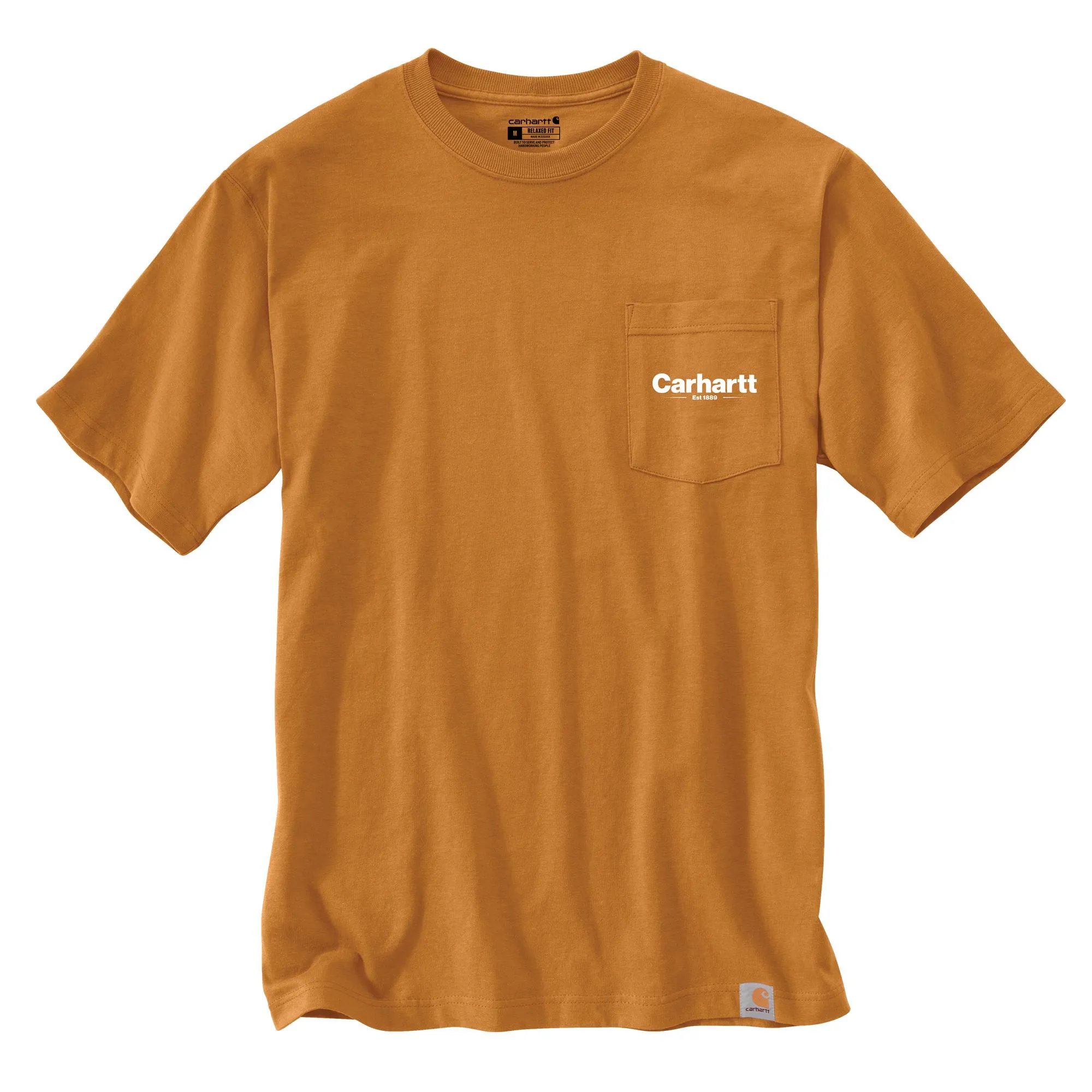 CARHARTT LOOSE FIT HEAVYWEIGHT SHORT-SLEEVE POCKET WORKWEAR GRAPHIC T-SHIRT 105713
