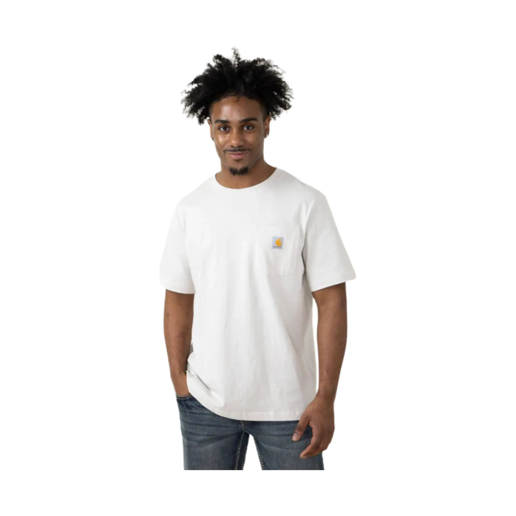 Carhartt Men's Relaxed Fit Heavyweight Short Sleeve Graphic T Shirt - Malt