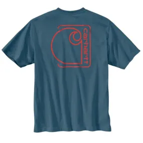 CARHARTT RELAXED FIT LIGHTWEIGHT SHORT-SLEEVE POCKET C GRAPHIC T-SHIRT 106760