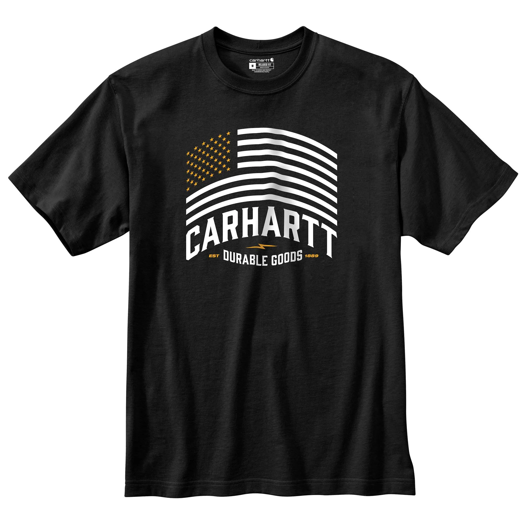 CARHARTT RELAXED FIT MIDWEIGHT SHORT SLEEVE FLAG GRAPHIC T-SHIRT 105929