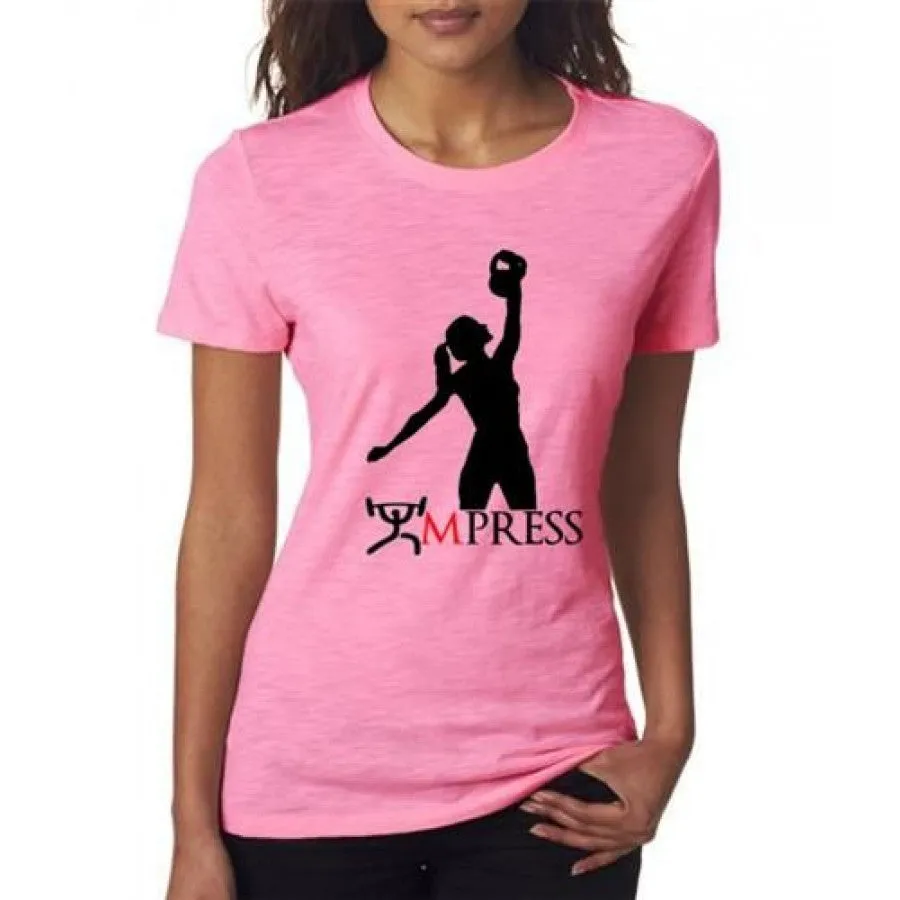 CFF "IMPRESS" WOMENS KETTLEBELL PRESS T-SHIRT