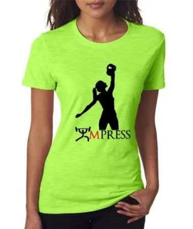 CFF "IMPRESS" WOMENS KETTLEBELL PRESS T-SHIRT