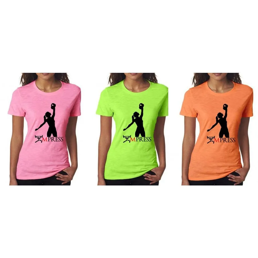 CFF "IMPRESS" WOMENS KETTLEBELL PRESS T-SHIRT